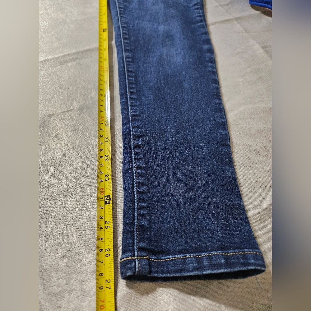 Anne Klein Mid Rise Skinny Denim Jeans Size 8 - Picture 6 of 7